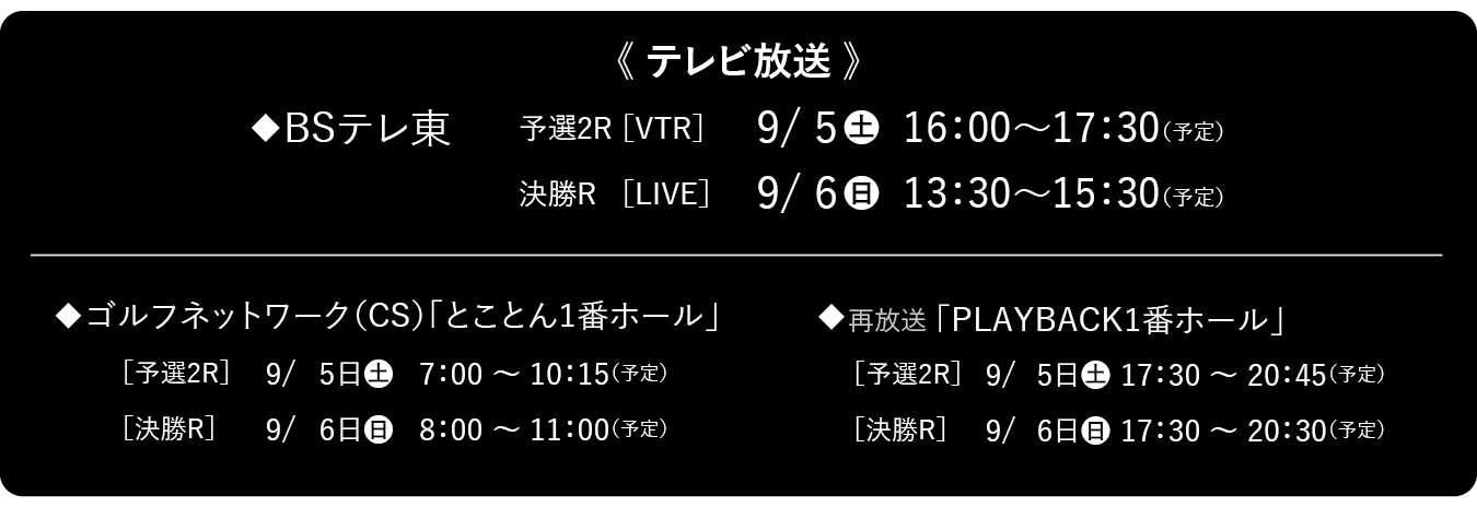 テレビ放送時間